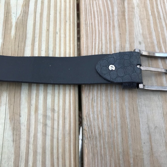 Mens Waistband Genuine Supreme Real Leather Croc P - Picture 8 of 8